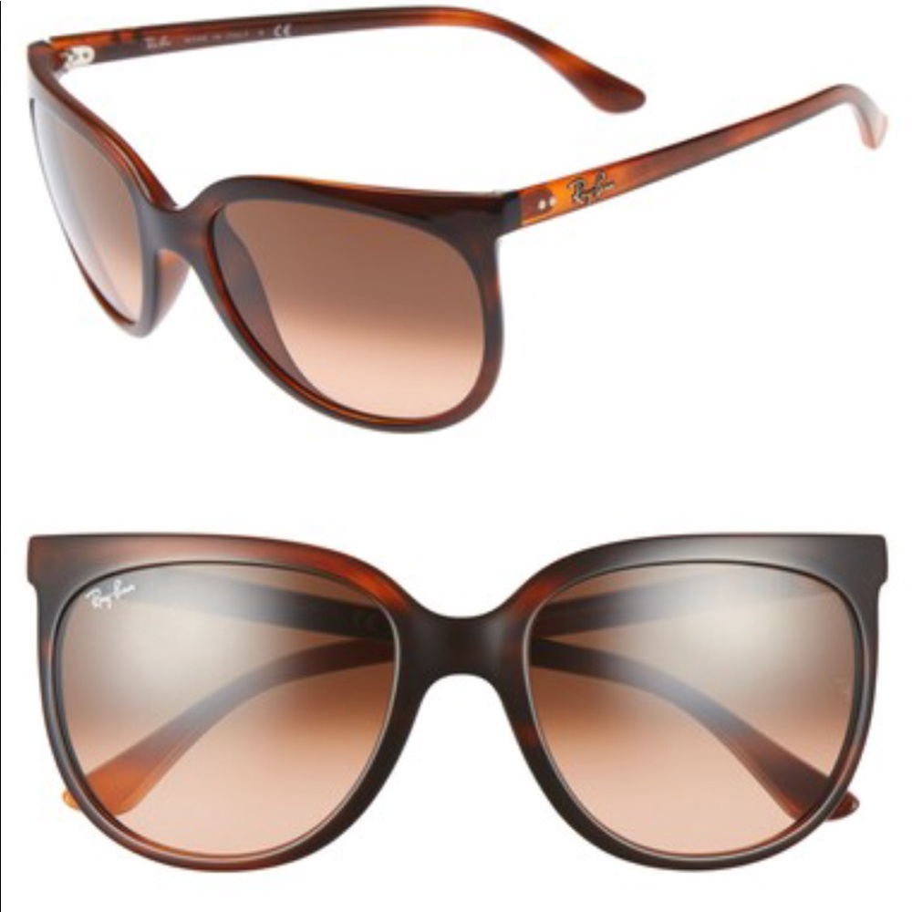 NWT Cats Ray Ban sunglasses. Brown tortoise. New